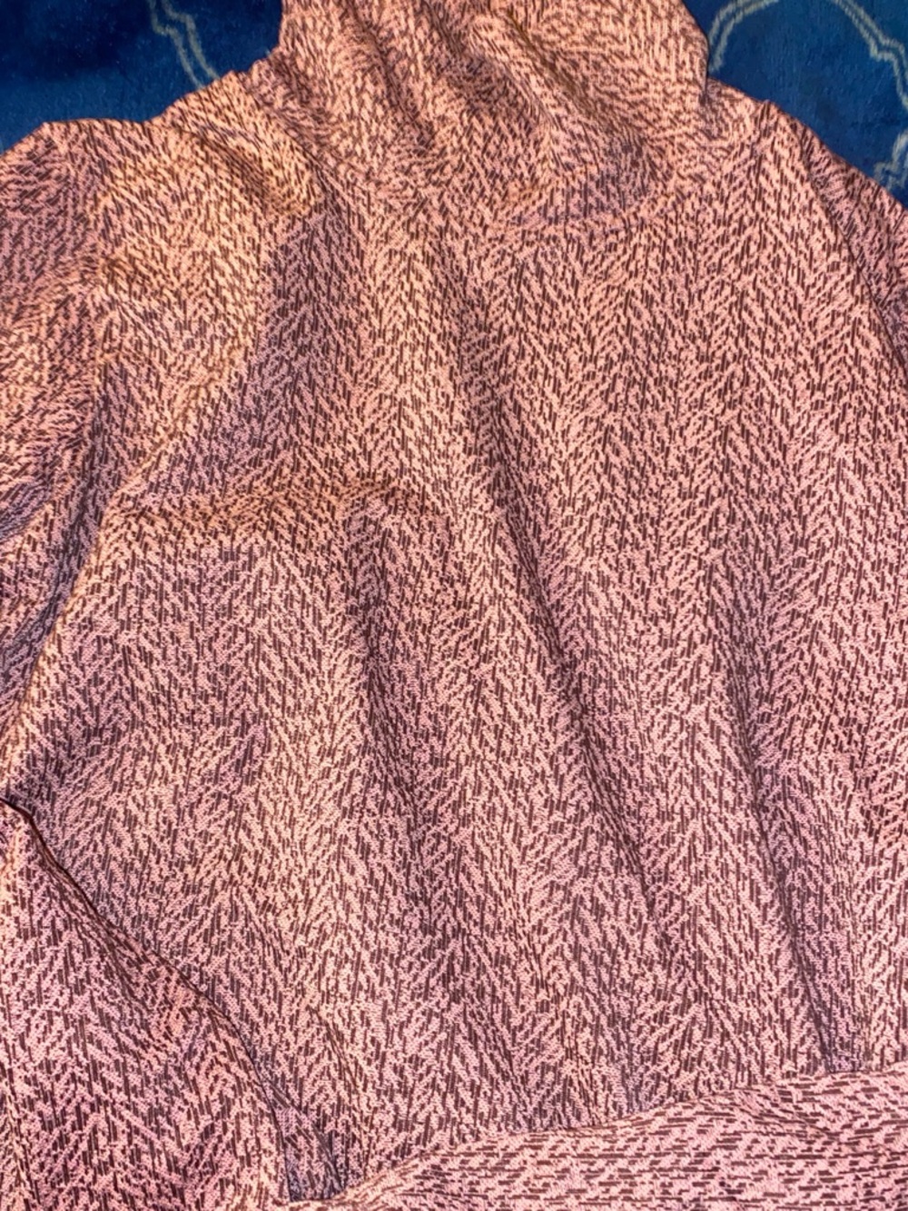 Athleta Seamless Long Sleeve Top Brown Mauve Maroon Lightweight Active Workout S